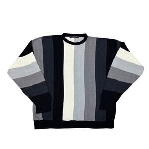 Vintage Protege Collection 3D Textured Sweater Men's M 90s Biggie Cosby